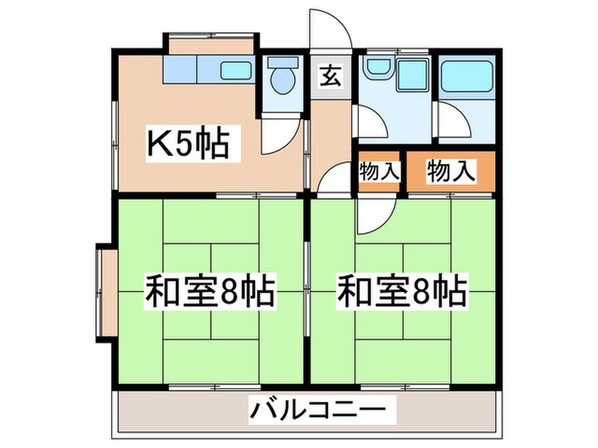 グリーンハイツ小園台Aの物件間取画像